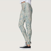 Aqua Renaissance Vine Leggings レギンス (左)