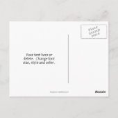 Aqua Rose Flower Personalized ポストカード (裏面)