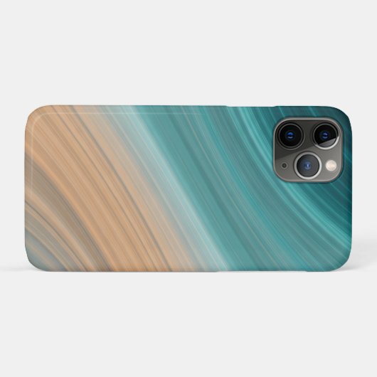 Aqua Sand Flow Case-Mate iPhoneケース (裏面(横))