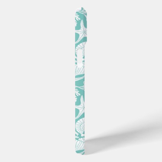 Aqua Shells Personalized Case-Mate iPhoneケース (裏面 / 右)