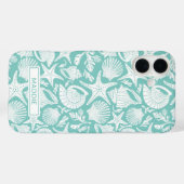 Aqua Shells Personalized Case-Mate iPhoneケース (裏面 (横))