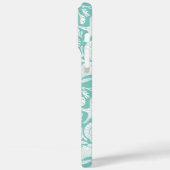 Aqua Shells Personalized Case-Mate iPhoneケース (裏面 / 左)