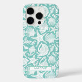 Aqua Shells Personalized Case-Mate iPhoneケース (裏面)