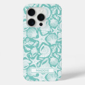 Aqua Shells Personalized Case-Mate iPhoneケース (裏面)