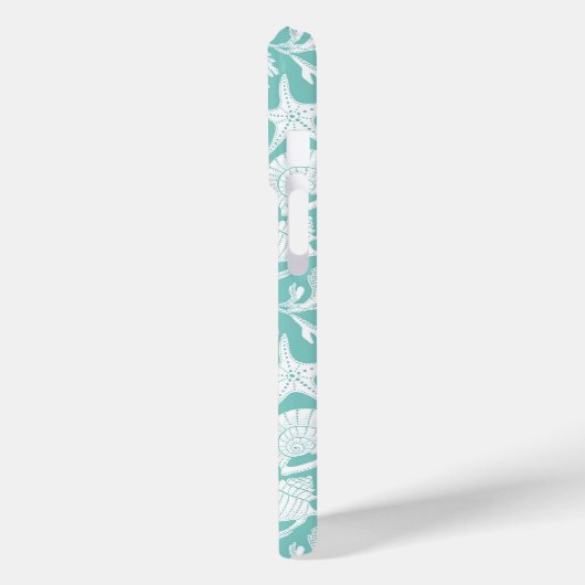Aqua Shells Personalized Case-Mate iPhoneケース (裏面 / 左)