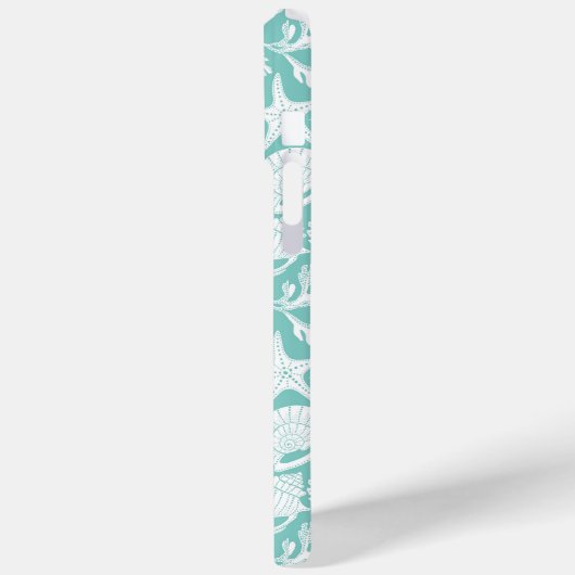 Aqua Shells Personalized Case-Mate iPhone Case iPhoneケース (裏面 / 左)