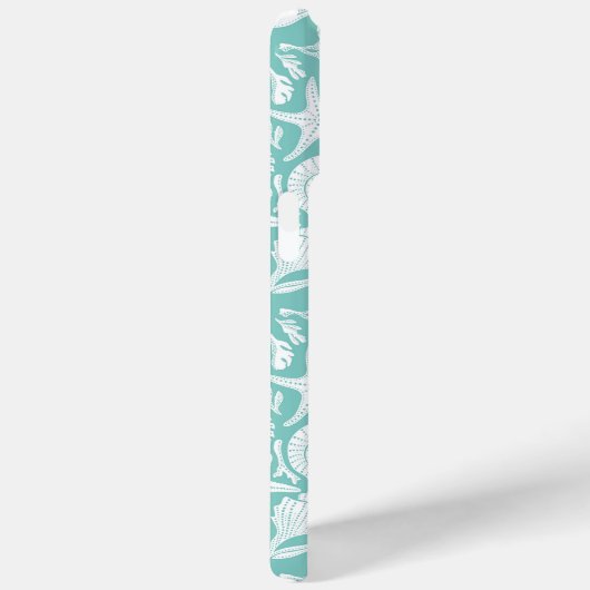 Aqua Shells Personalized Case-Mate iPhone Case iPhoneケース (裏面 / 右)