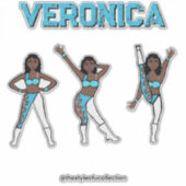 Aqua Swirl #1 シール (正面)