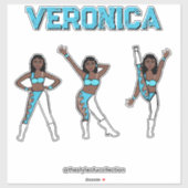 Aqua Swirl #1 シール (シート)