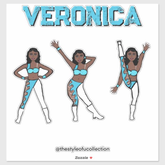 Aqua Swirl #1 シール (シート)