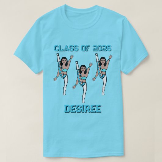 Aqua Swirl #2 Tシャツ (デザイン正面)