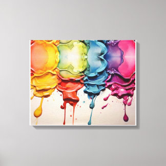 Aqua Symphony: Ethereal Water 絵画 color's キャンバスプリント