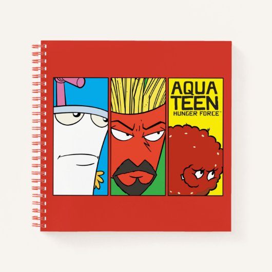 Aqua Teen Hunger Force Character Panel Graphic ノートブック (正面)