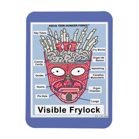 Aqua Teen Hunger Force Visible Frylock Poster マグネット (縦)