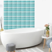 Aqua Wave Gradient | Modern Ocean Pattern タイル