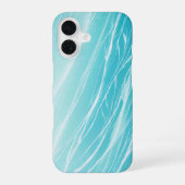 Aqua Wave Shimmering Water Phone Case iPhone 16ケース (裏面)