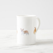 aquacorg: 骨のチャインのマグ ボーンチャイナマグカップ (正面右)