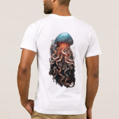 AquaDreams: Jellでエンチャントに飛びユニーク込む Tシャツ (裏面)