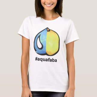 aquafabaのhashtag tシャツ