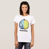 aquafabaのhashtag tシャツ (正面フル)