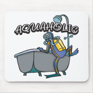 Aquaholicのスキューバ マウスパッド