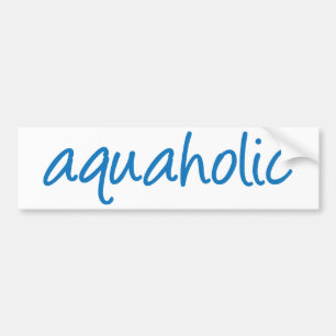 aquaholic 1 バンパーステッカー