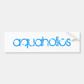 aquaholics バンパーステッカー