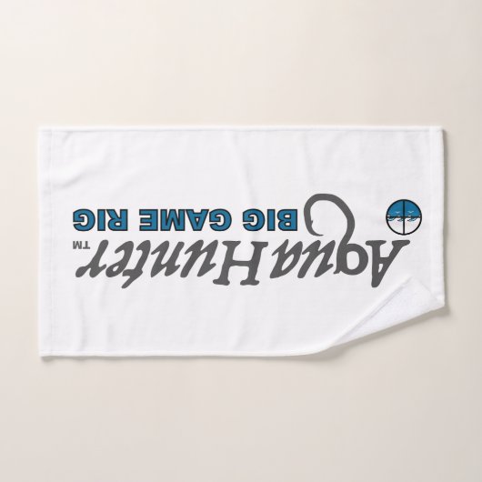 AquaHunter (TM)の魚釣りのブランドはぼろきれまたは手タオルを発汗させました ハンドタオル (ハンドタオル)