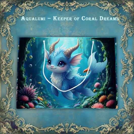 Aqualumi – Keeper of Coral Dreams.  ラージペーパーバッグ