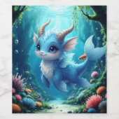 Aqualumi – Keeper of Coral Dreams.  ワインラベル (シングルラベル)