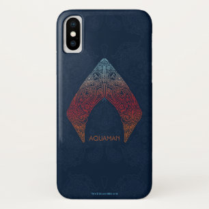 Aquaman のペイズリーのAquamanのロゴ iPhone X ケース