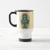 Aquaman |の女王の漁師のアールヌーボーのパネル トラベルマグ (左)
