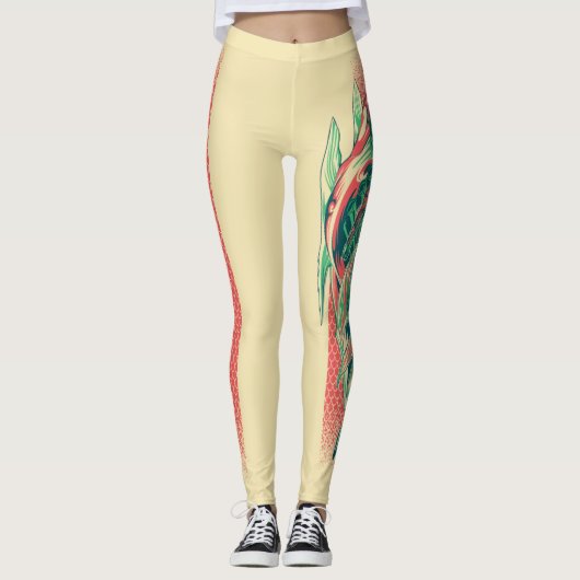 Aquaman |の女王の漁師のアールヌーボーのパネル レギンス (正面)