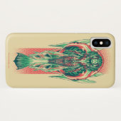 Aquaman |の女王の漁師のアールヌーボーのパネル Case-Mate iPhoneケース (裏面(横))