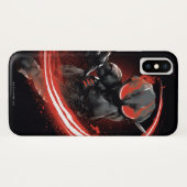 Aquaman |の黒いマンタの赤い強打のグラフィック Case-Mate iPhoneケース (裏面(横))