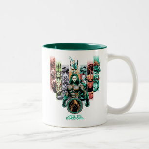 Aquaman は"王国"のAtlanteansのグラフィック結合します ツートーンマグカップ