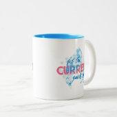 Aquaman |は"現在のガイドを"ロゴのグラフィック可能にしました ツートーンマグカップ (正面右)