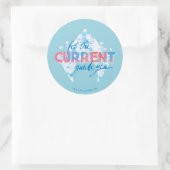 Aquaman |は"現在のガイドを"ロゴのグラフィック可能にしました ラウンドシール (バッグ)