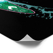 Aquaman |はMeraの記号の海のグラフィックを見通します ポスター (角)