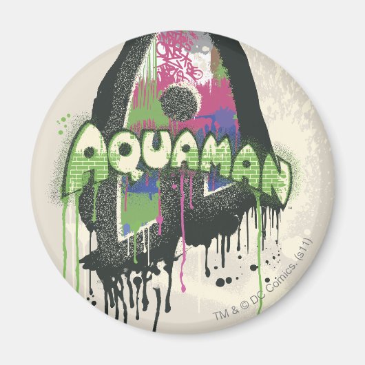 Aquaman – ネクストニューレ文字 マグネット (正面)