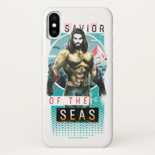 Aquaman "海の救助者"の現代主義のグラフィック iPhone x ケース