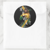 Aquaman | Aquamanの"反乱"の屈折させたグラフィック ラウンドシール (バッグ)