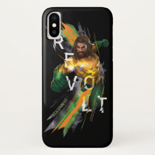 Aquaman Aquamanの"反乱"の屈折させたグラフィック iPhone X ケース