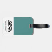 Aquaman | Aquaman及びMeraのテーマの貝殻のロゴ ラゲッジタグ (裏面横)