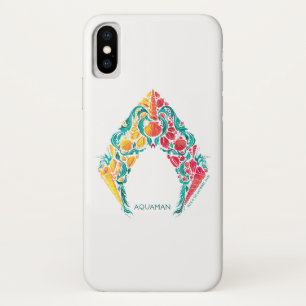 Aquaman Aquaman及びMeraのテーマの貝殻のロゴ iPhone X ケース