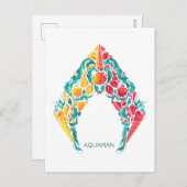 Aquaman | Aquaman & Mera Themed Seashell Logo ポストカード (正面/裏面)
