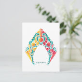 Aquaman | Aquaman & Mera Themed Seashell Logo ポストカード (スタンド正面)