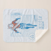 Aquaman - Atlantis Surf Club シェルパブランケット (正面(横))