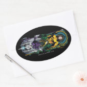 Aquaman | Orin及びOrmリバーシブルのアールヌーボーのパネル 楕円形シール (封筒)