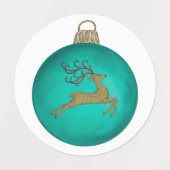 AQUAMARINE CHRISTMAS BUBBLE ラベル (デザイン1)